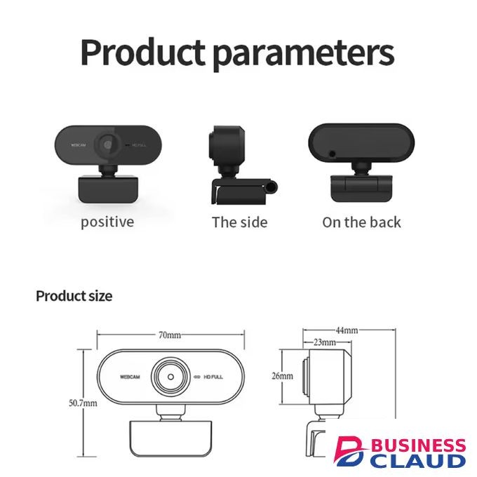 1080P HD Mini Webcam With Microphone