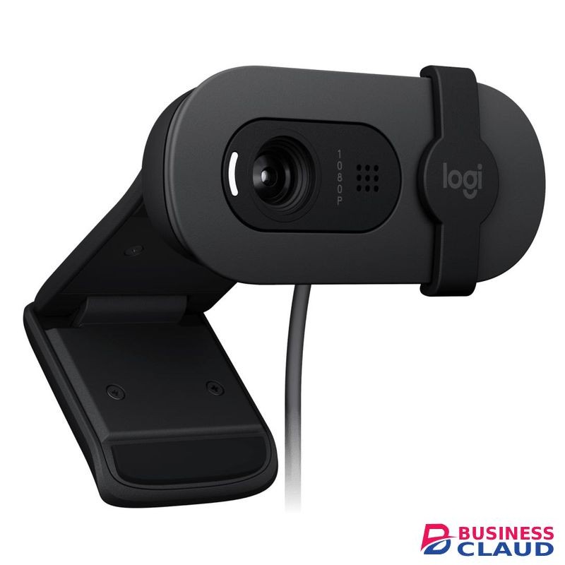 Logitech Brio 100 Full HD 1080p Webcam with Built-in Microphone – USB Plug & Play
