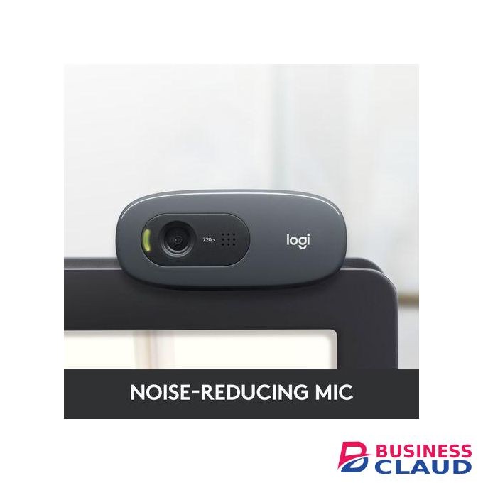 Logitech C270 Original HD Webcam, Light Correction, 720p/30fps high quality web camera