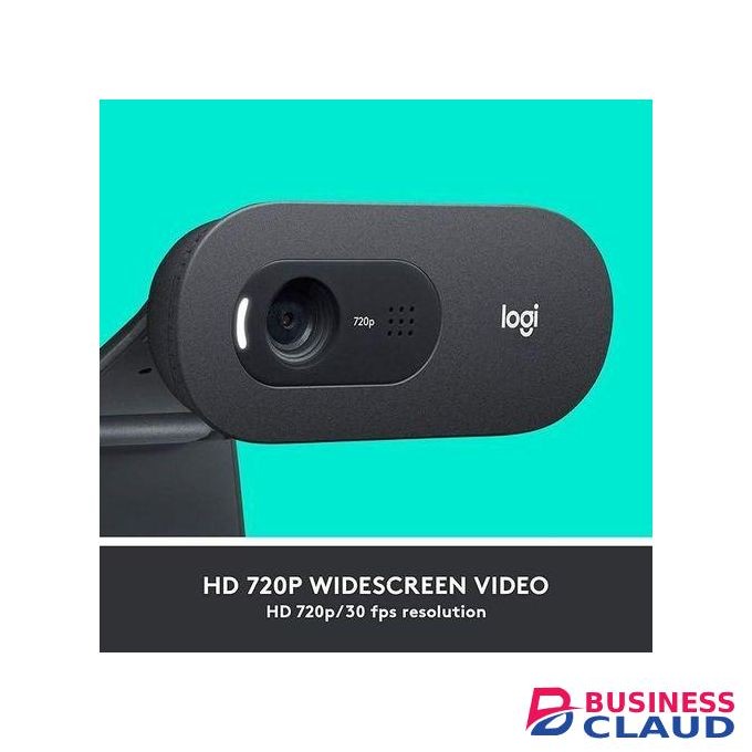Logitech C505 Webcam - 720p HD External USB Camera for Desktop or Laptop with Long-Range Microphone, Compatible with PC or Mac