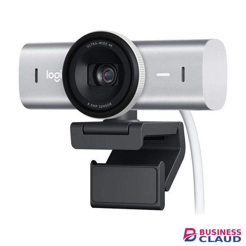 Logitech MX Brio Ultra HD 4K Collaboration And Streaming Webcam, 1080p At 60 FPS, Dual Noise Reducing Mics, Show Mode, USB-C, Webcam Cover, Works With Microsoft Teams, Zoom, Google Meet