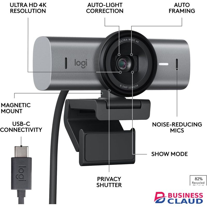 Logitech MX Brio 4K Ultra HD Webcam - 960-001559