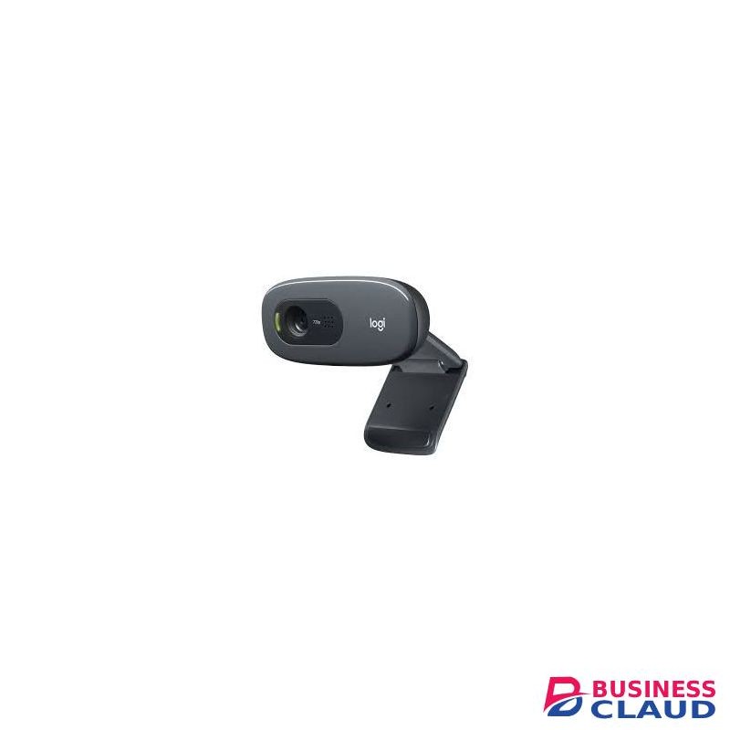 Logitech C270 HD Webcam, Light Correction, 720p/30fps