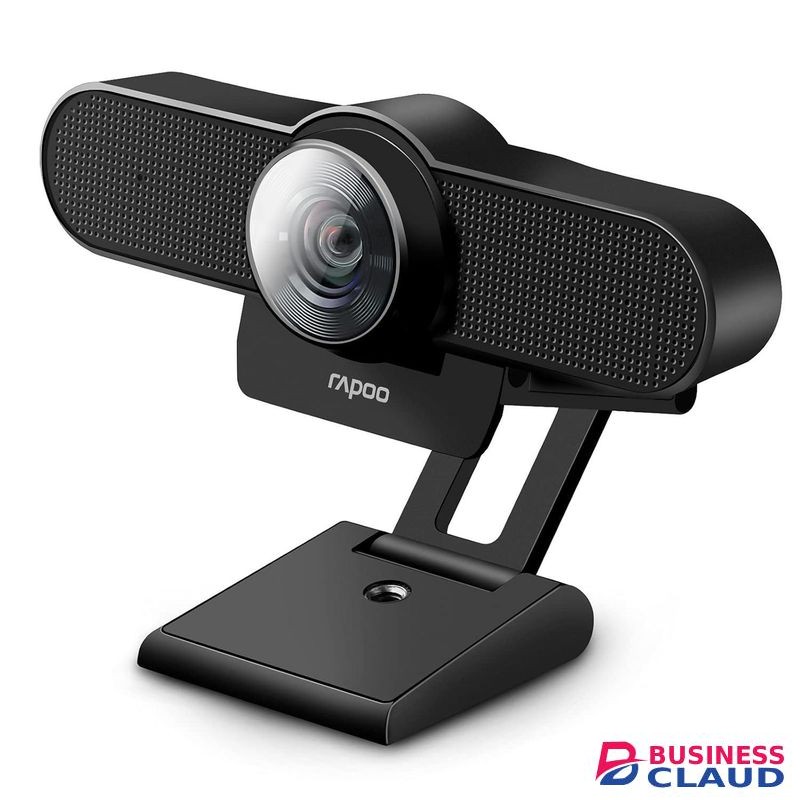 Rapoo C500 HD Web Camera with 4K Resolution, Privacy Cover, Built in Dual Omni Directional Noise-Reduction Microphones, Wide Angle Lens, USB Plug & Play