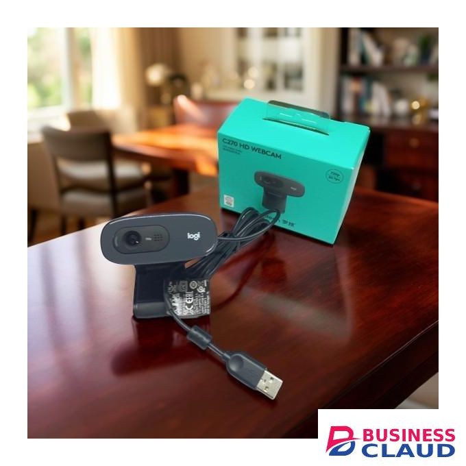 Logitech C270 Webcam * Built-in USB Cable * User Documentation
