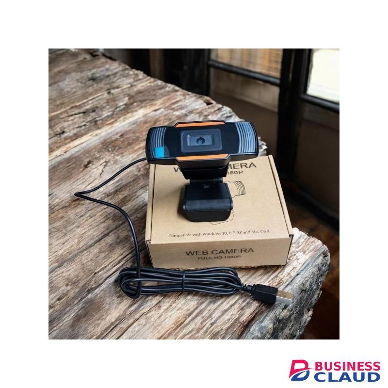 Full HD 1080P Webcam USB Camera with Built-In Mic for Remote Work