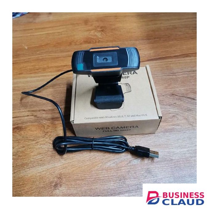 Plug And Play (USB) 1080P Full HD Webcam With Inbuilt Microphone