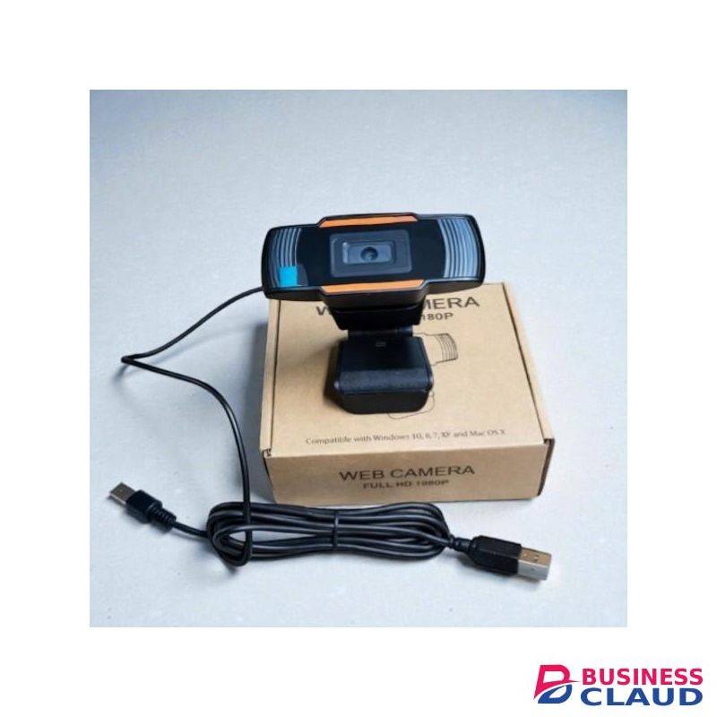 1080P USB Webcam With Noise Cancelling Microphone For Remote Work And Online Classes