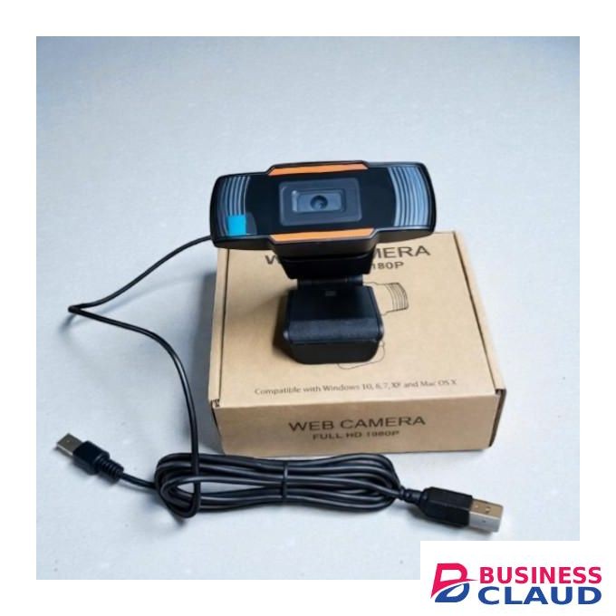Full HD 1080P Plug And Play USB Webcam With Clear Sound Microphone For Home Office