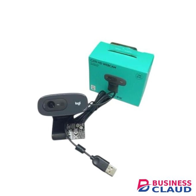 Logitech C270 HD Webcam For Video Calls With Noise-Reducing Microphone For Crystal-Clear Conversations