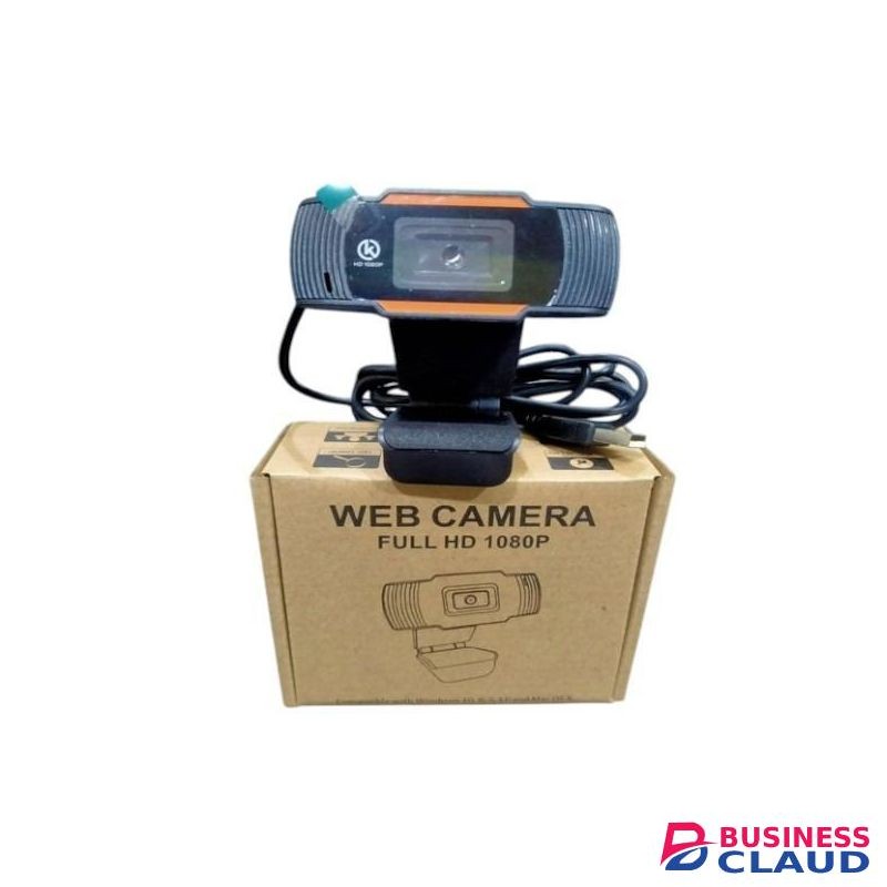 High Resolution Plug And Play 1080P Full HD USB Webcam Live Streaming Recording Web Camera with Built-in Noise Reduction Microphone