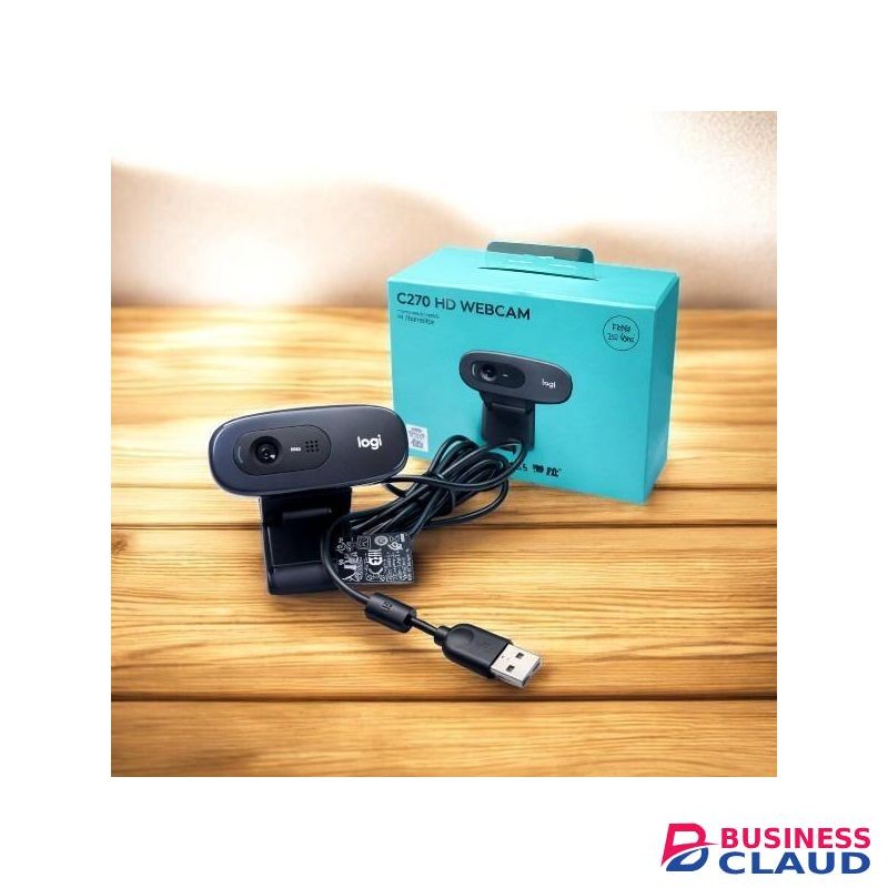Logitech Web Camera with Built-In Mic for Smooth Video Streaming