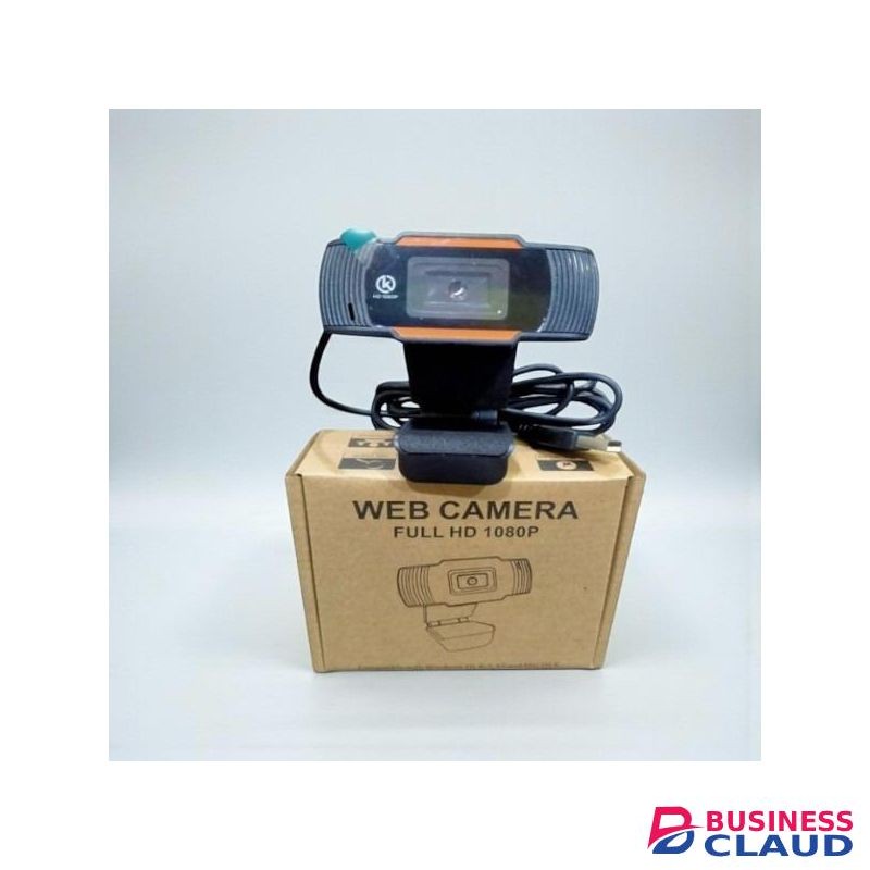 Full HD Plug and Play 1080P USB Webcam with Built-in Microphone for Clear Video Chat and Remote Office Communication