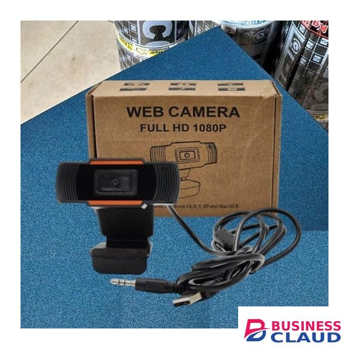 Noise Filtering Plug And Play 1080P Full HD Web Cam Camera With Microphone