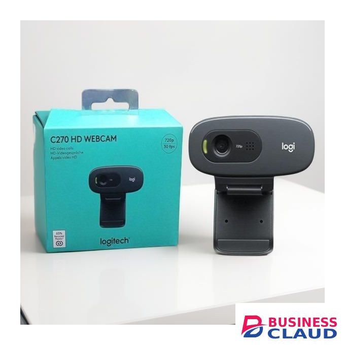 Logitech C270 Guaranteed Quality Super Quality Crystal Clear Built-in Microphone Mic Video Calling Streaming Laptop, Desktop, Computer Webcam Web Camera