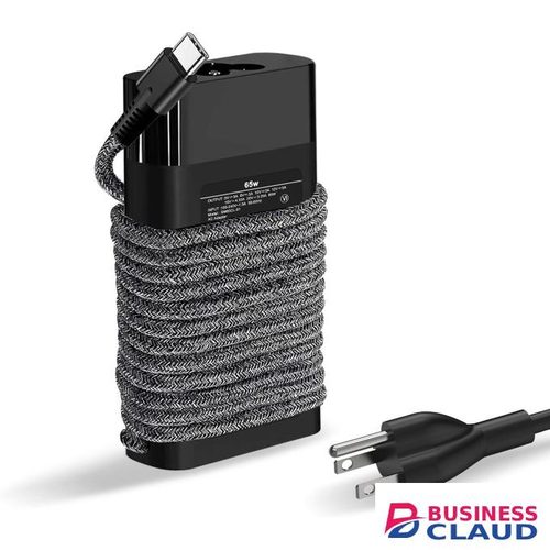 HP 65W 45W USB C Charger for Laptop Fast Power Adapter with Nylon Braided Cord for travel, Replacement for Chromebook, EliteBook, Spectre, Envy, ProBook and All USB-C Laptop, Table, Phone, and More