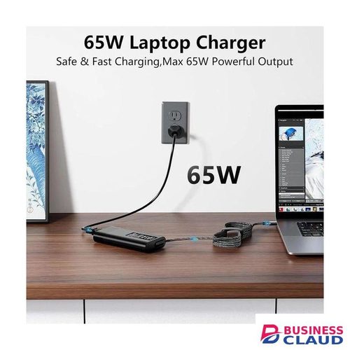HP 65W USB C Laptop Charger Compatible with Spectre X360, Spectre, Elitebook x360, Envy, Omnibook, Chromebook, Elite x2, Zbook