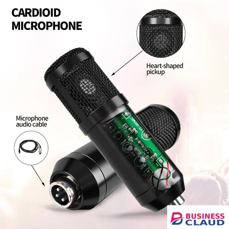 BM800 Microphone + V8 Sound Card Kit – Perfect for Streaming and Recording