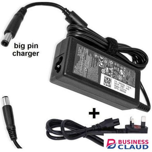 DELL Latitude E7240 / E7250 / E7440 / E7450 / E6430 / E5470 – Large Pin Charger Adapter & Power Cable – 19.5V 4.62A 90W