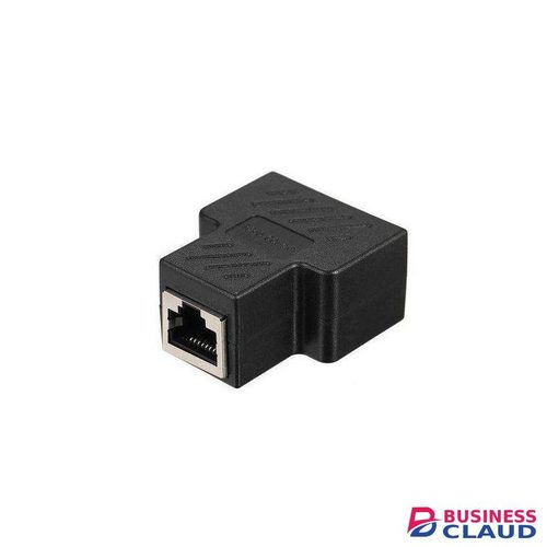 Rj RJ45 Splitter Adapter Connector 1 To 2 Female Ports For CAT 5/CAT 6/CAT 7 LAN Ethernet Cables Socket Splitter Hub PC Laptop Router Contact Modular Plug
