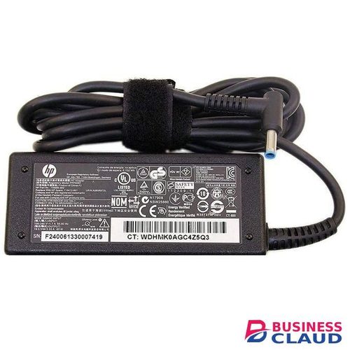 HP EliteBook Blue Pin Charger 65W – Compatible with 830 G5, 830 G6, – Complete with Power Cable