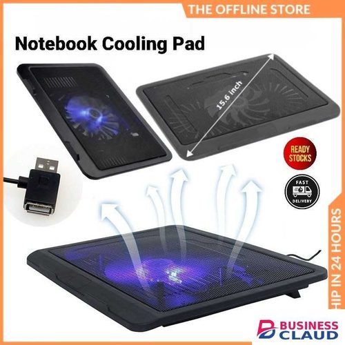 Laptop Fan Cooler Notebook Cooling Pad Notebook Suitable 14-15.6" Single Fan