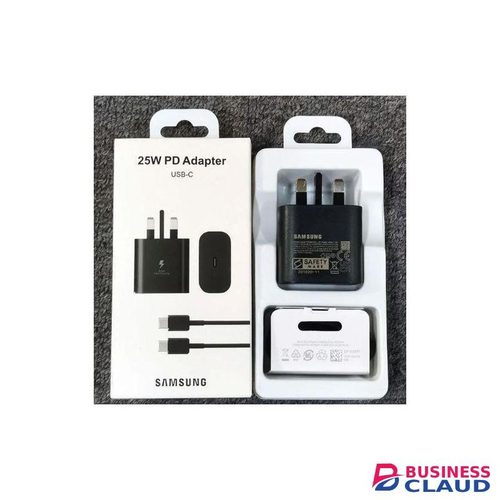 Samsung 25W Super Fast Charger Adapter With Type C To C Output For Galaxy A05, A05s, A14, A15, A23, A24, A25, A33, A34, A35, A53, A54, A55, A73, A74, A75