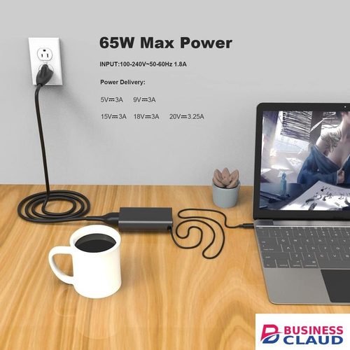 DELL 65W USB C Charger for Latitude 3000 5000 7000 9000 Series 3440 3120 3350 3445 3540 5320 5340 5450 5440 5430 5420 5410 5540 5520 7200 7320 7400 7410 7420 7430 7440 7640 9440 9520 and More