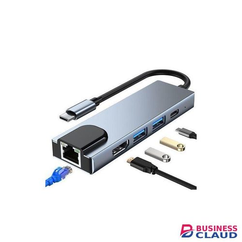 Type C 5-in-1 Adapter for Laptops Mc Books and PC