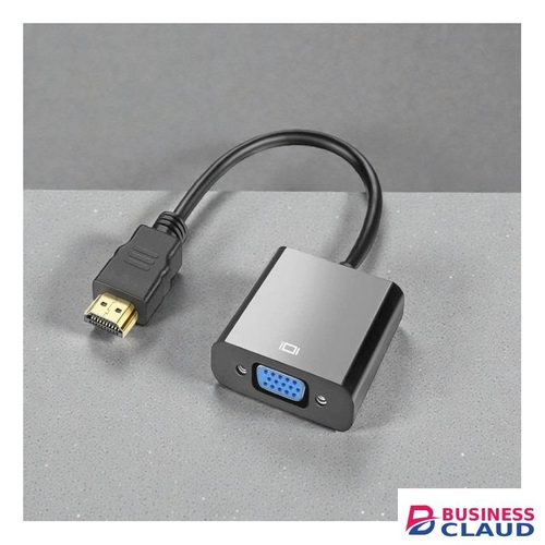 HDMI to VGA Converter Cable for Laptop PC to Monitor Projector Supports Full HD Video and Clear Display