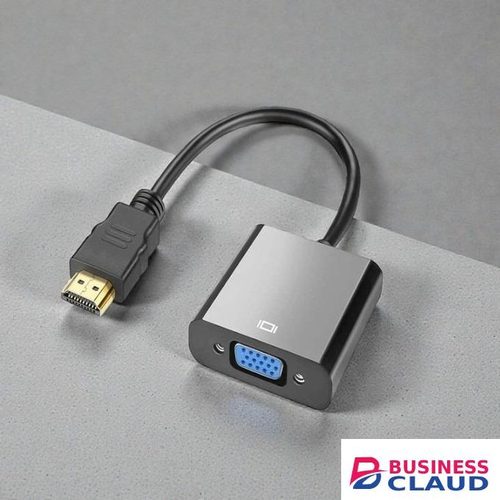 HDMI to VGA Converter Cable with Built In Chip for Laptop PC to Monitor Projector Stable Signal Transfer