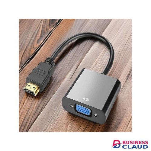 HDMI to VGA Converter Cable with Audio for Laptop PC to Monitor Projector Smooth and Stable Video