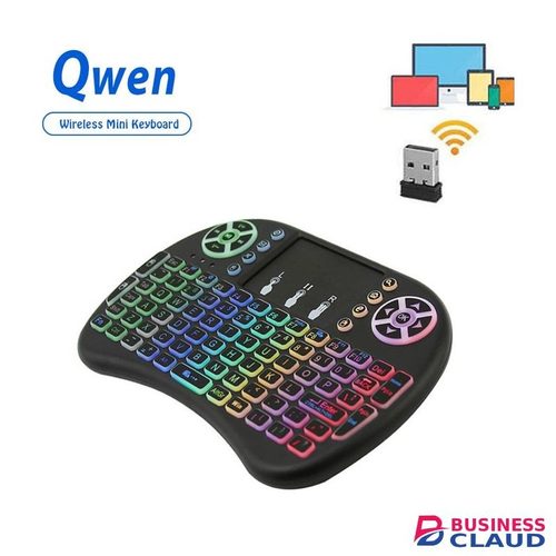Qwen Smart TV Wireless Mini Keyboard With MiceTouchpad