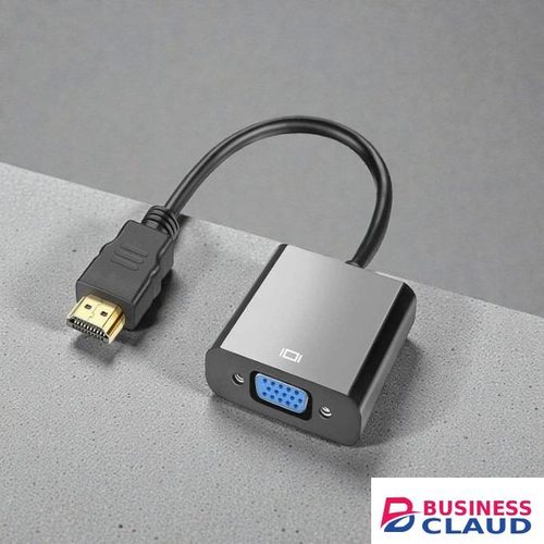 HDMI to VGA Converter Cable with Audio for Laptop PC to Monitor or Projector Smooth and Stable Video Performance Full HD Support and Plug and Play Setup