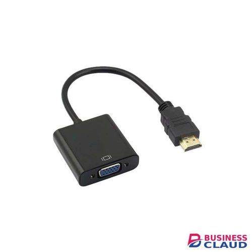 HDMI to VGA Video Cable Converter for Laptop Desktop PC to Monitor or Projector Easy Plug and Play Operation Clear Display Output