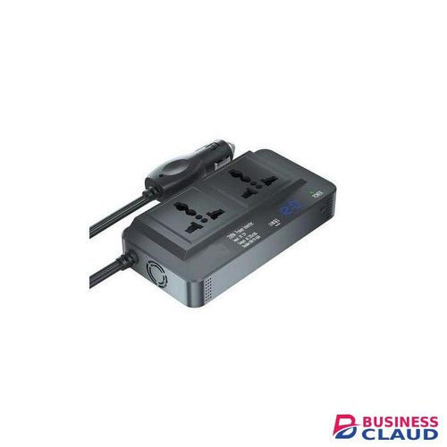Car Power Inverter, 200W With 2 Socket Ports And 4 USB Ports