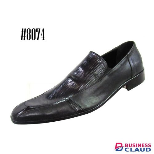 Benz Black Leather Gents Official Shoes