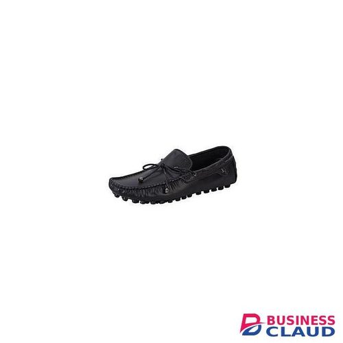 Black Men's Leather Loafers Shoes