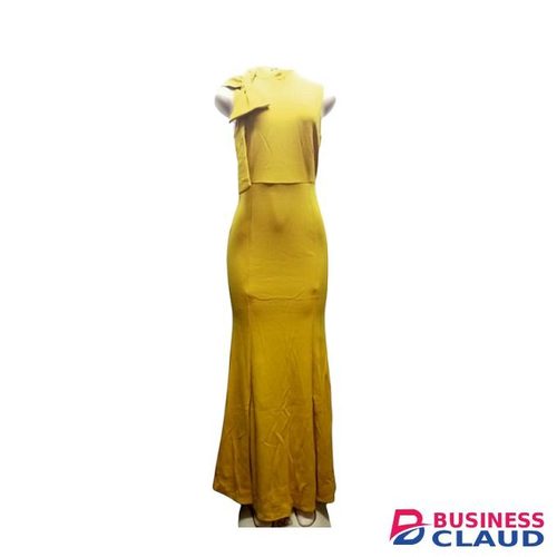 Ladies Official/Casual Fitting Dress Yellow