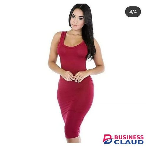 Women Cotton Sleevless Dress