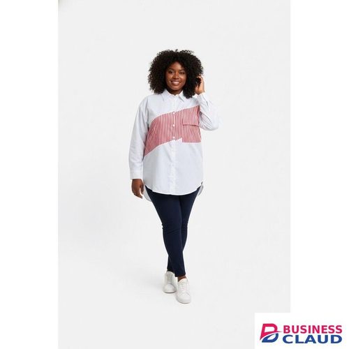 Ladies Fancy Shirt -Red& White
