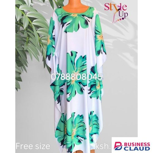 Maxi Dress Free Size Floral Rich Auntie