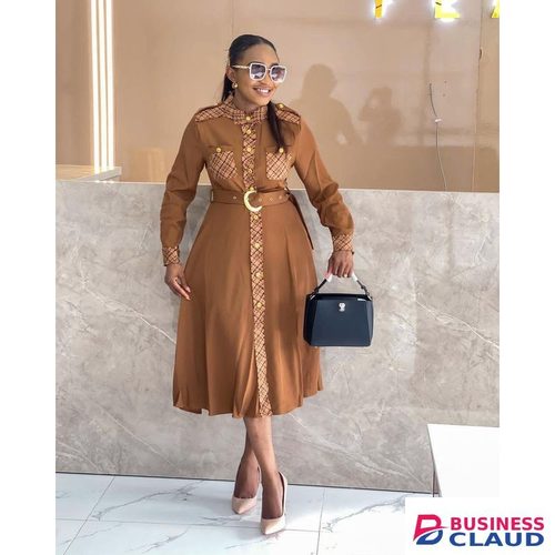 Maxi Dress/ Long Shirt Dress/ Official/ Casual Dress/ Fancy Dress
