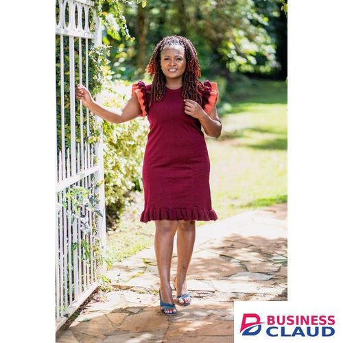 Premium Taji Signature Midi Dress – Premium Made in Kenya Office & Evening Wear in Kenya-office-evening-wear