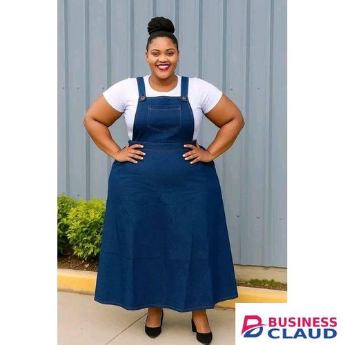 Kenya Maxi dungaree dress set in 1