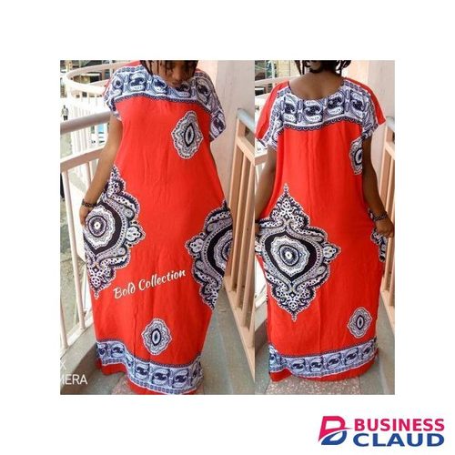 Beautiful Sparkle Cotton Floral Maxi Dera Dress(Size14/16/18