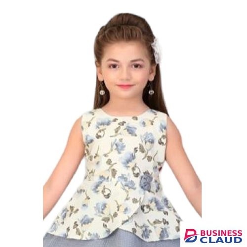 Puppy Grey Sleeveless Cotton Dress