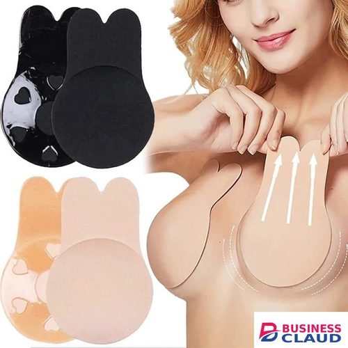 Women push up bras self adhesive silicone strapless invisible bra reusable sticky breast lift tape nipple cover bra pads