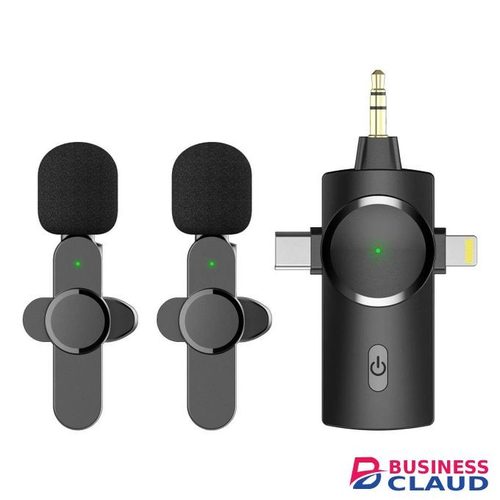 Noise Cancelling Wireless Microphone – Easy Clip-On, Auto-Pairing, No App Required for Podcasts, Gaming, and Music Production
