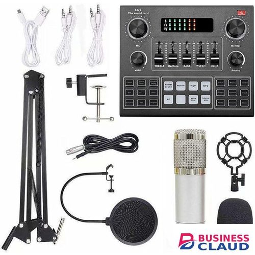 BM800 Condenser Microphone Bundle + V9 Sound Card – Music Production & Online Content Creation